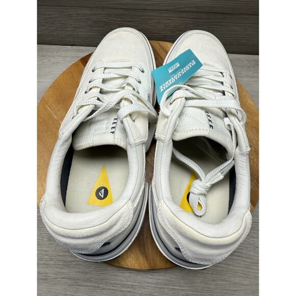 Reef Men's El Jefe Lightweight Suede Sneakers CD4 Chalk CJ6976 Size US:10 - Picture 9 of 10
